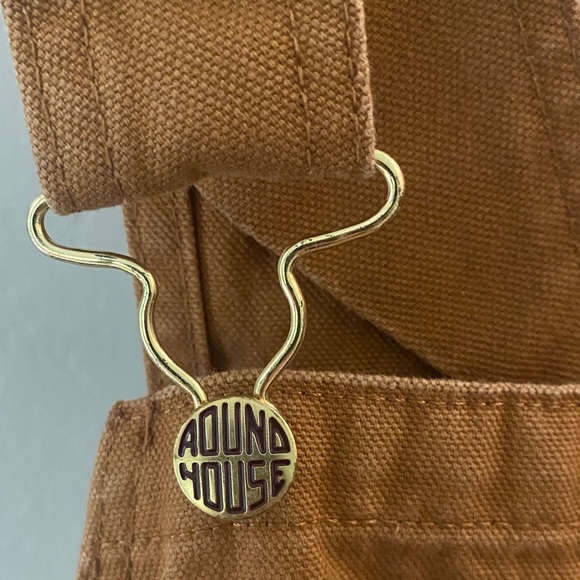 Round House Men's Brown Work Overalls - Picture 4 of 7